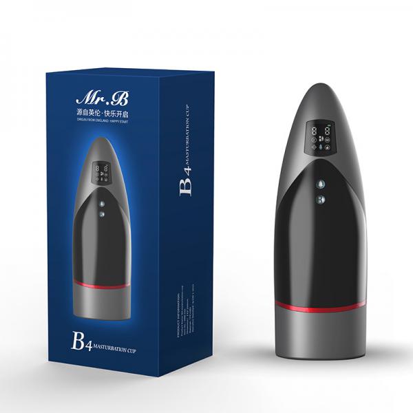 Âm đạo giả cao cấp Mr.B B4 rung hút toả nhiệt đế sấy khô tự động