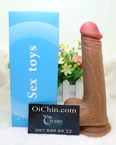 Dương vật giả SEXTOYS không rung gắn tường chuẩn size châu Á