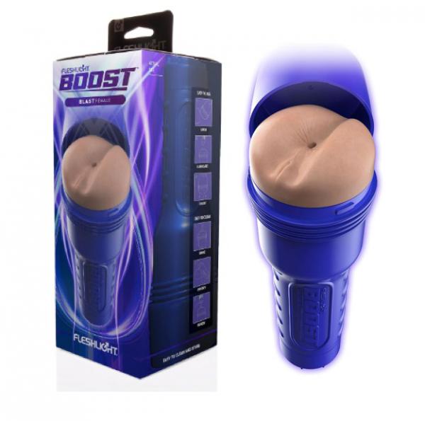 Máy thủ dâm Fleslight Boost Blast Female công nghệ Turbo Tech lỗ âm đạo khít bót