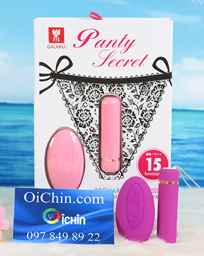 Panty Secret - Galaku Japan điều khiển từ xa rung cực êm