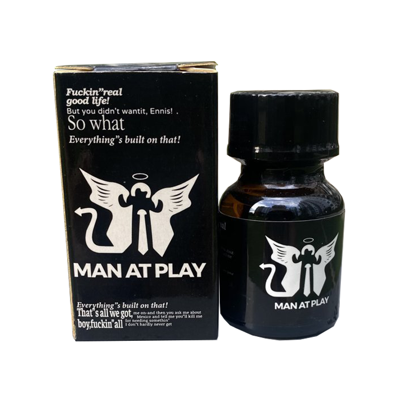 Tinh dầu kích thích Man At Play đen 10ml chính hãnh dành cho Top Bot loại mạnh