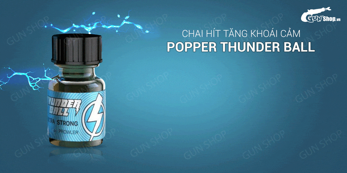 Tinh dầu kích thích Thunder Ball Mỹ 10ml popper tăng khoái Tinh dầu kích thích Thunder Ball Mỹ 10ml popper tăng khoái