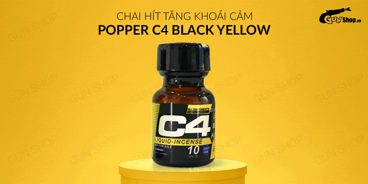 Tinh dầu kích thích C4 Yellow 10ml Mỹ chính hãng USA PWD