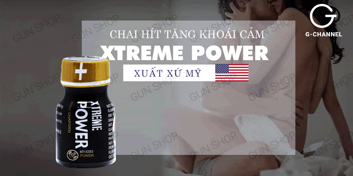Tinh dầu kích thích Xtreme Power 10ml Mỹ popper Top Bot tăng khoái cảm