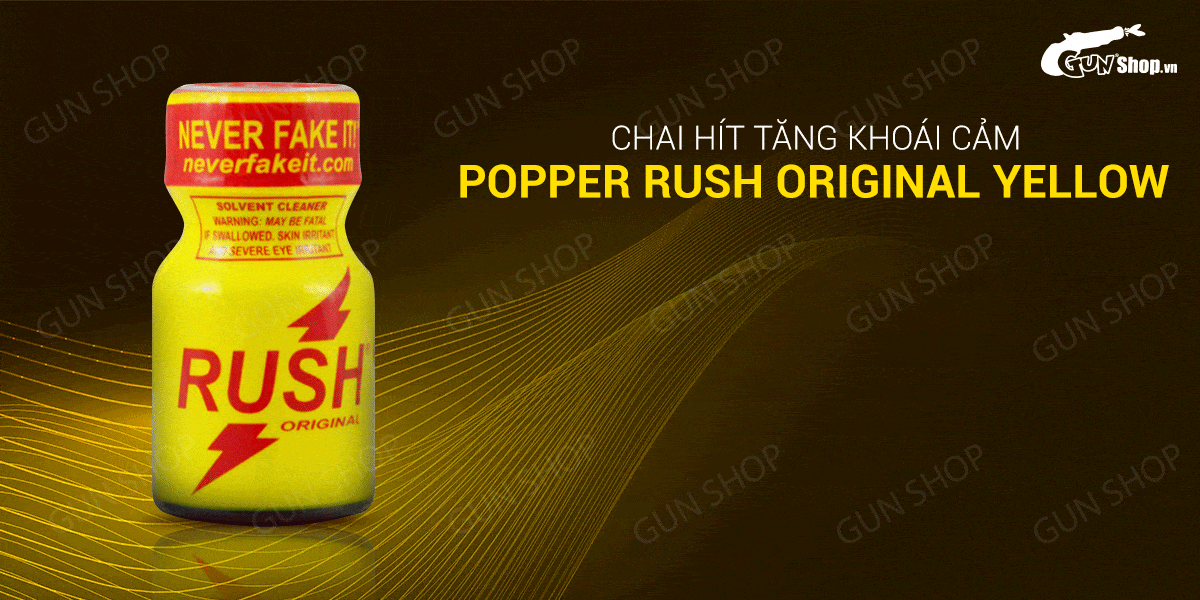 Tinh dầu kích thích Rush Original Yellow Mỹ USA tăng khoái cảm mạnh Tinh dầu kích thích Rush Original Yellow Mỹ USA tăng khoái cảm mạnh