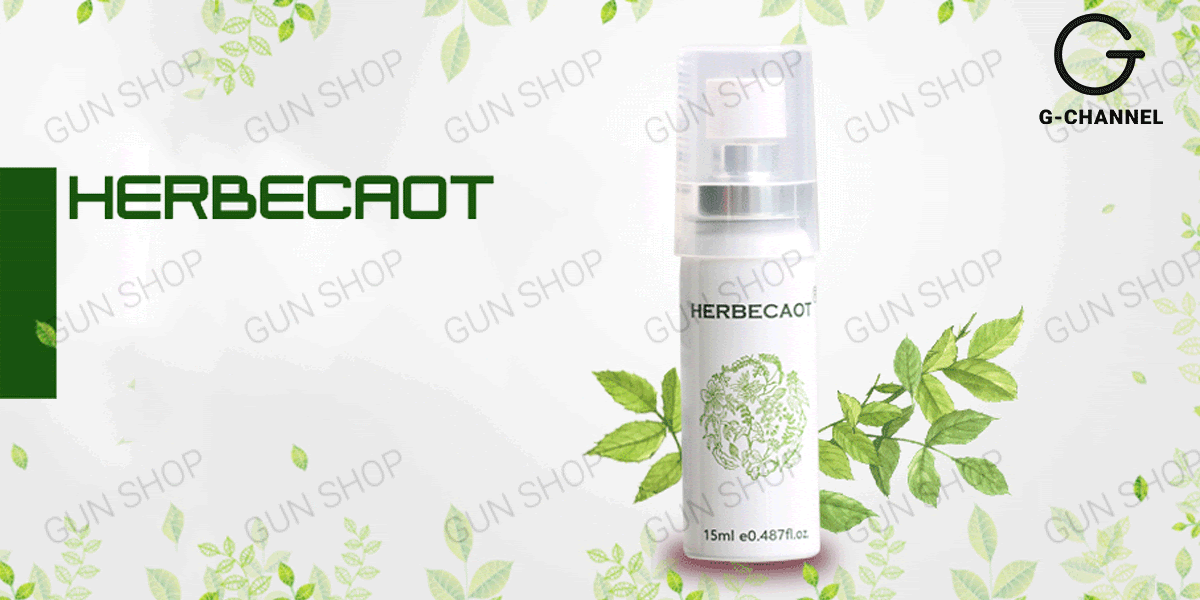 Chai xịt Herbecaot Đài Loan kéo dài thời gian an toàn tiện lợi Chai xịt Herbecaot Đài Loan kéo dài thời gian an toàn tiện lợi