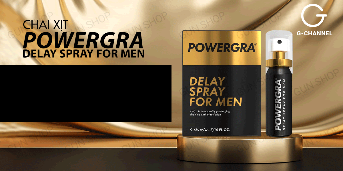 Chai xịt Mỹ Powergra Delay Spray 13ml kéo dài thời gian hiệu quả