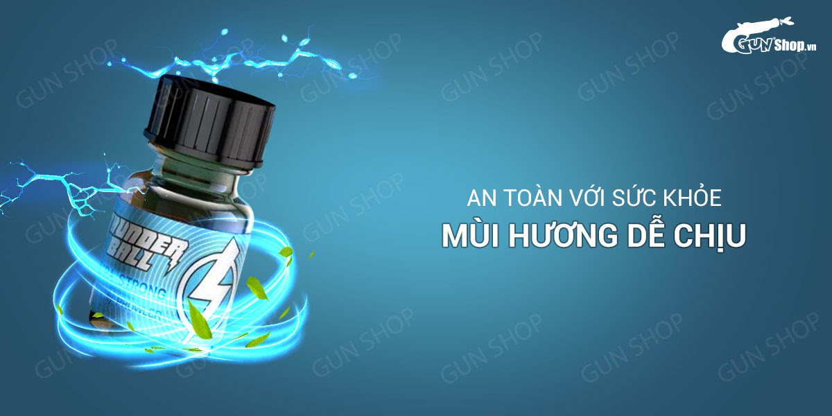 Tinh dầu kích thích Thunder Ball Mỹ 10ml popper tăng khoái