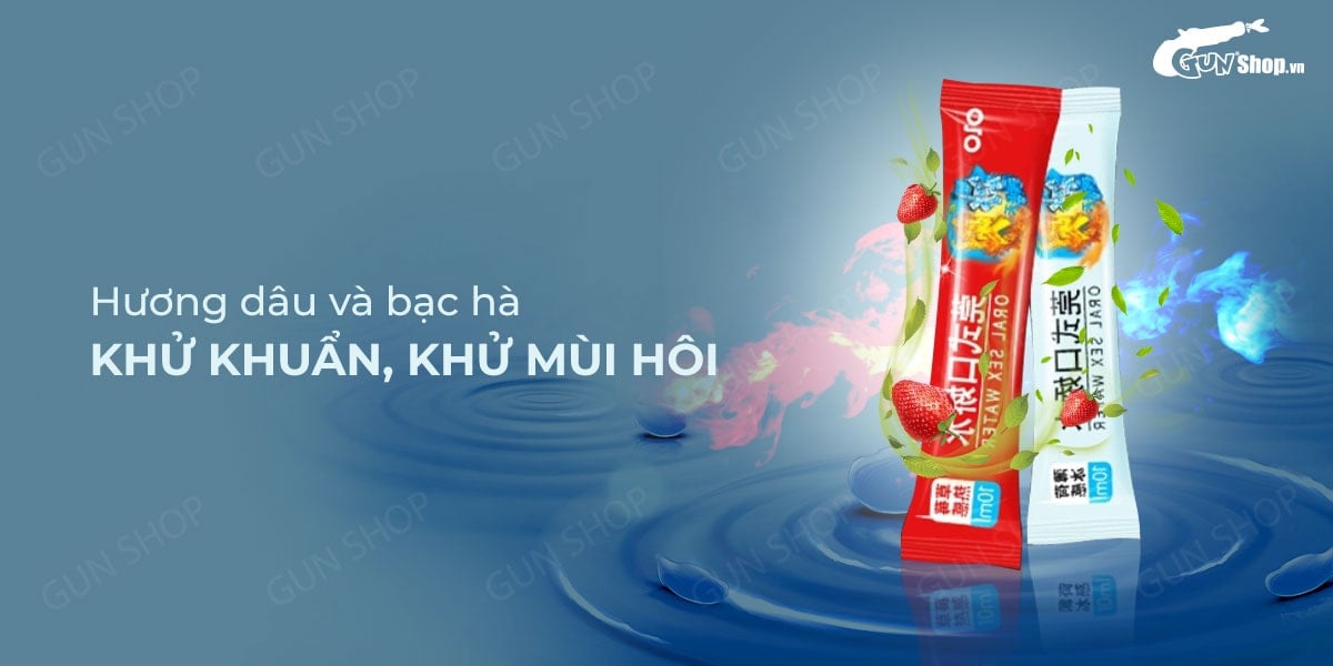 Nước tình yêu BJ băng lửa OLO oral sex water cool hot hộp 4 cặp Nước tình yêu BJ băng lửa OLO oral sex water cool hot hộp 4 cặp