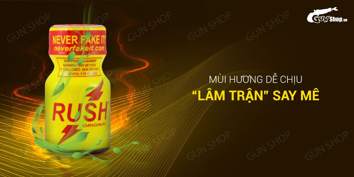 Tinh dầu kích thích Rush Original Yellow Mỹ USA tăng khoái cảm mạnh Tinh dầu kích thích Rush Original Yellow Mỹ USA tăng khoái cảm mạnh