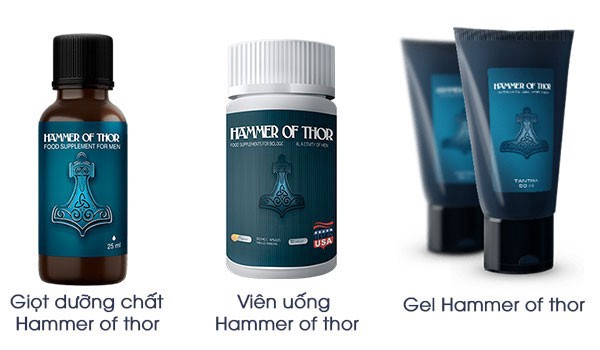 Dưỡng chất Hammer Of Thor tăng cường sinh lý nam an toàn chính hãng