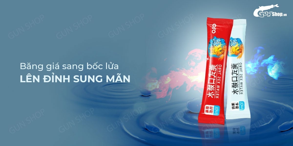 Nước tình yêu BJ băng lửa OLO oral sex water cool hot hộp 4 cặp Nước tình yêu BJ băng lửa OLO oral sex water cool hot hộp 4 cặp