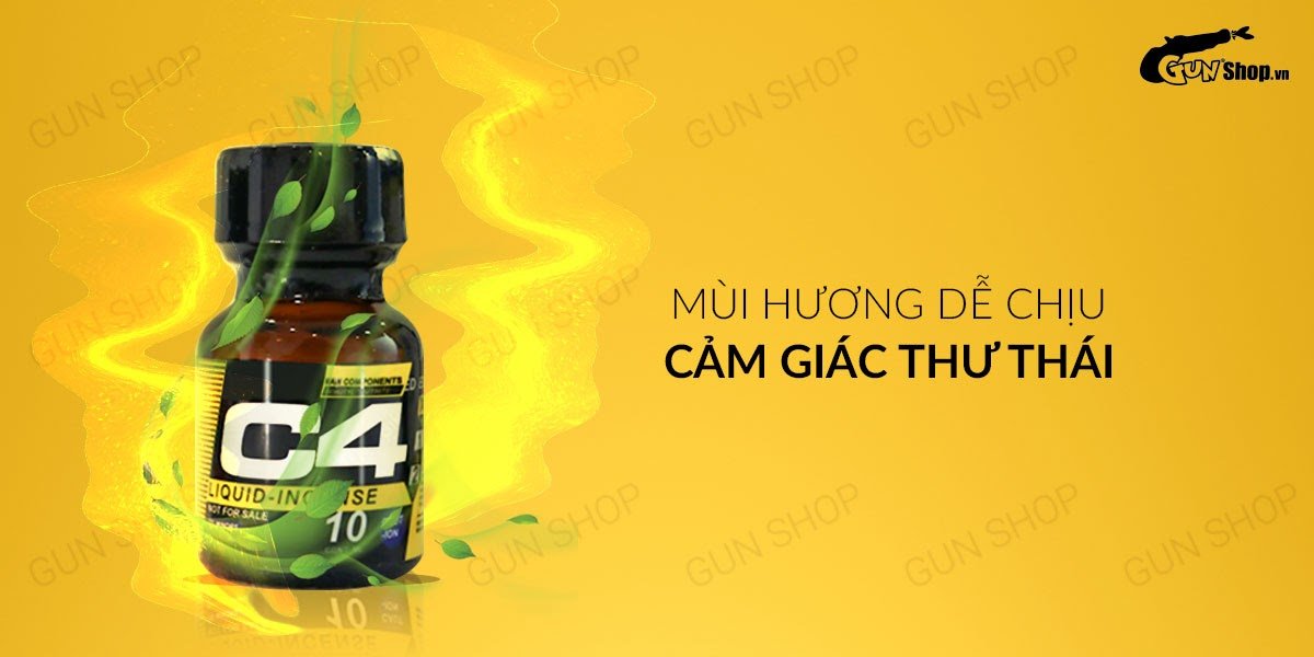 Tinh dầu kích thích C4 Yellow 10ml Mỹ chính hãng USA PWD