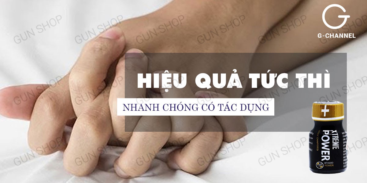 Tinh dầu kích thích Xtreme Power 10ml Mỹ popper Top Bot tăng khoái cảm