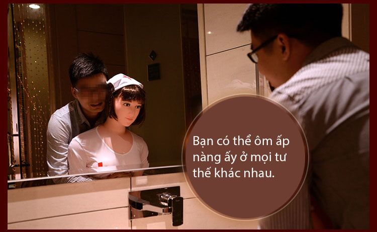 Búp bê tình dục tiếp viên hàng không silicon cao cấp mềm mại thật