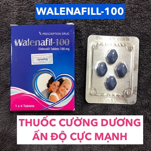 Thuốc cường dương Walenafil 100mg kéo dài sinh lý nam nhanh chóng Thuốc cường dương Walenafil 100mg kéo dài sinh lý nam nhanh chóng