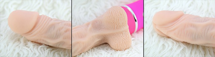 Dương vật giả Ailighter rung thụt tỏa nhiệt giống thật pin sạc