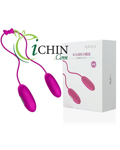 Aphojoy trứng rung hai đầu riêng biệt đa chế độ pin sạc
