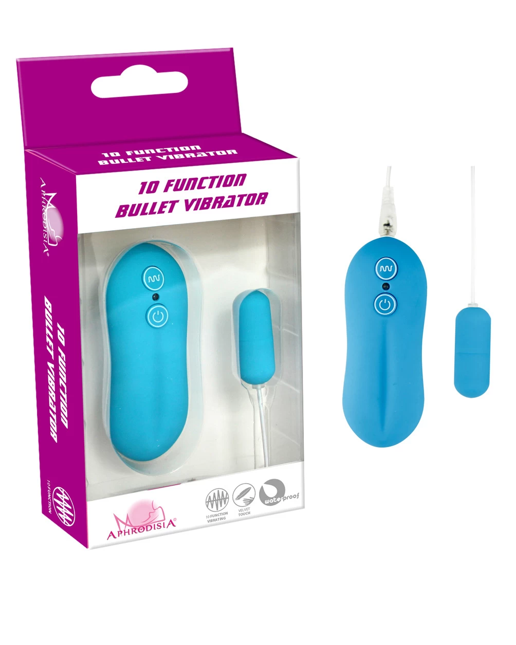 Trứng rung tình yêu Aphrodisia mini 1 đầu 10 chế độ rung đa năng