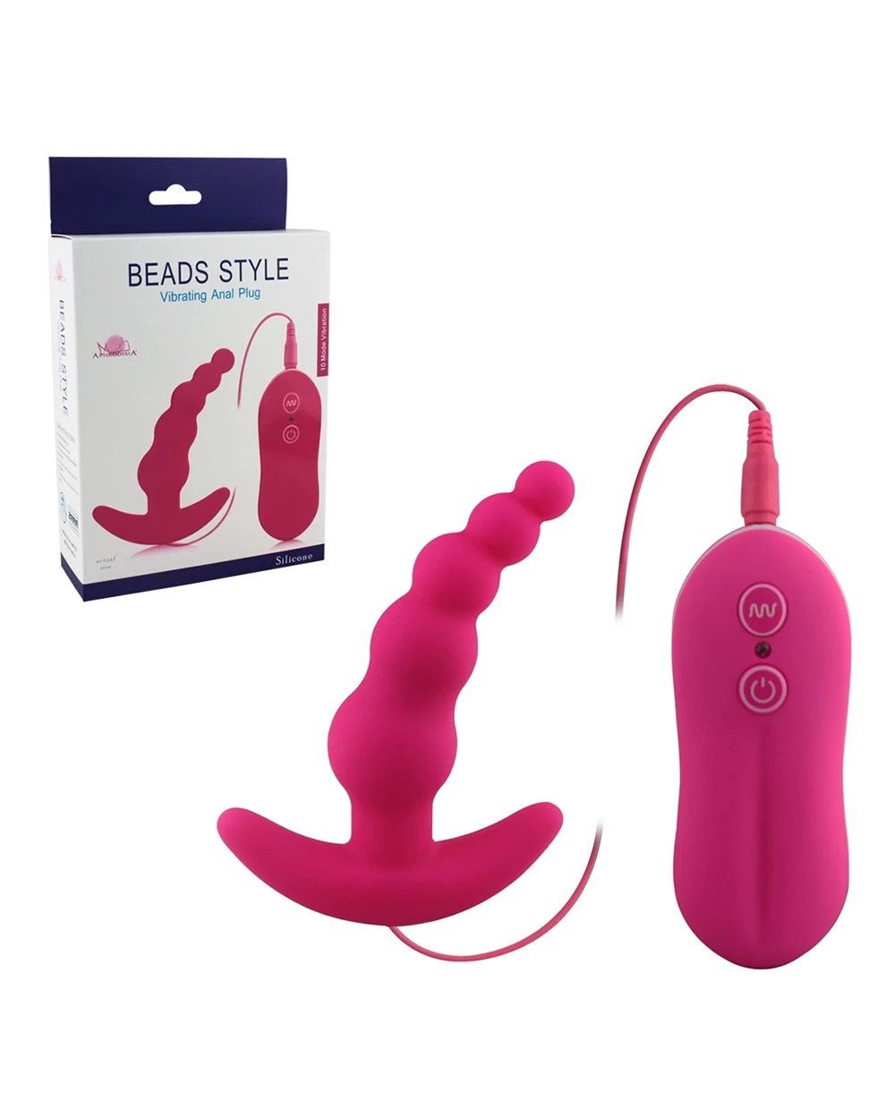 Đồ chơi hậu môn Aphrodisia Beads 10 chế độ rung cảm giác tê tái