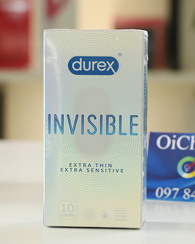 Bao cao su Durex siêu mỏng kéo dài thời gian bôi trơn cảm giác thật