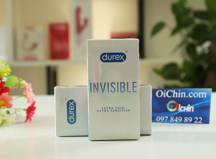 Bao cao su Durex siêu mỏng kéo dài thời gian bôi trơn cảm giác thật