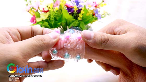 Bao cao su gắn bi gai hở đầu tăng khoái cảm rên rỉ không ngờ