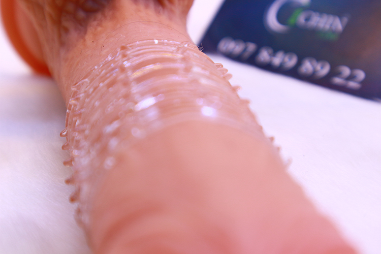 Bao cao su gai mềm tăng kích thước size trung bình nhỏ