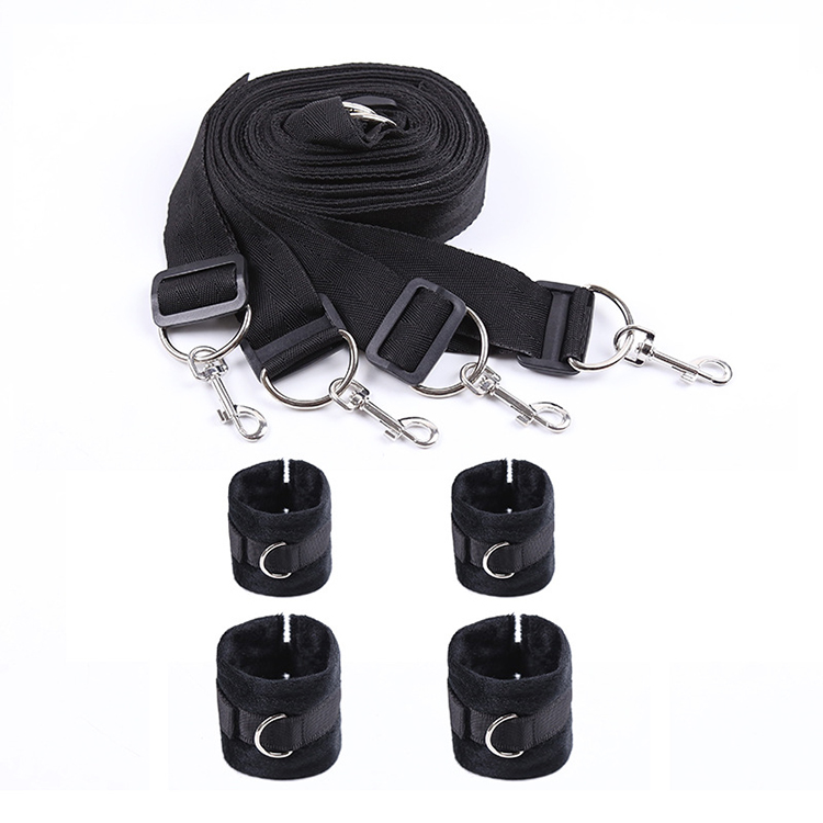Bộ trói tay chân Bondage chất liệu siêu mềm mại tăng hưng phấn Bộ trói tay chân Bondage chất liệu siêu mềm mại tăng hưng phấn