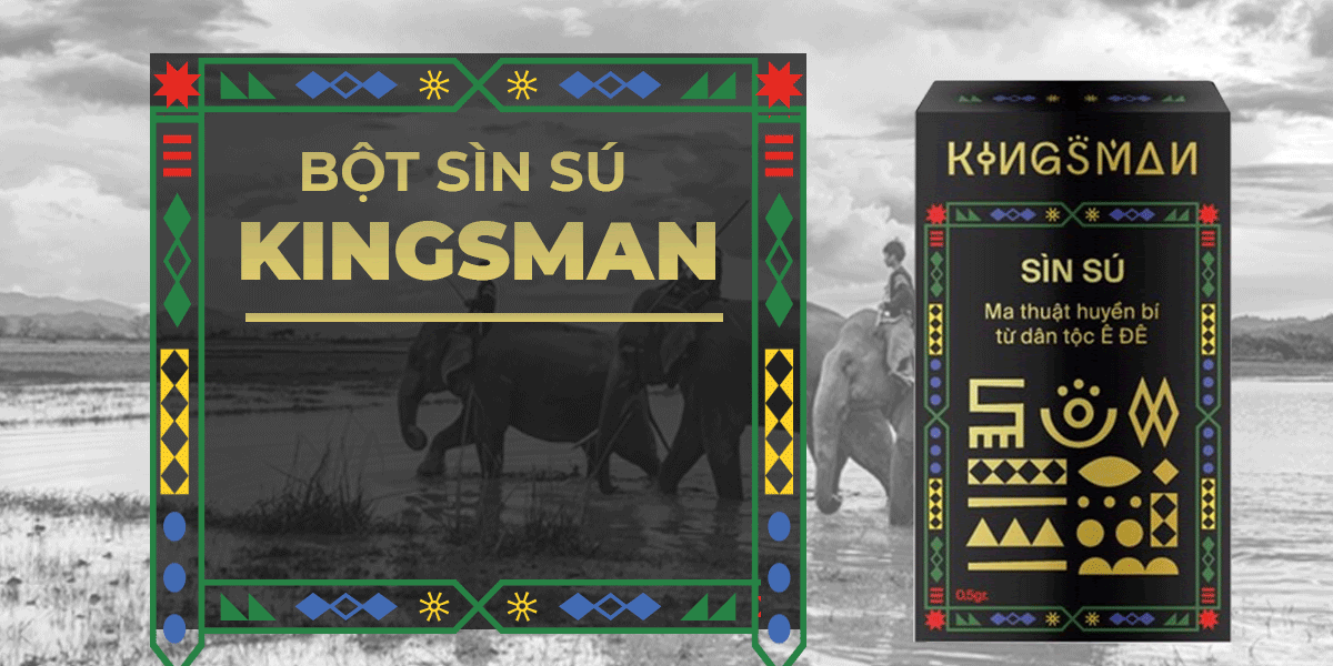 Bột sìn sú Kingsman kéo dài quan hệ gói 0.5gr thảo dược