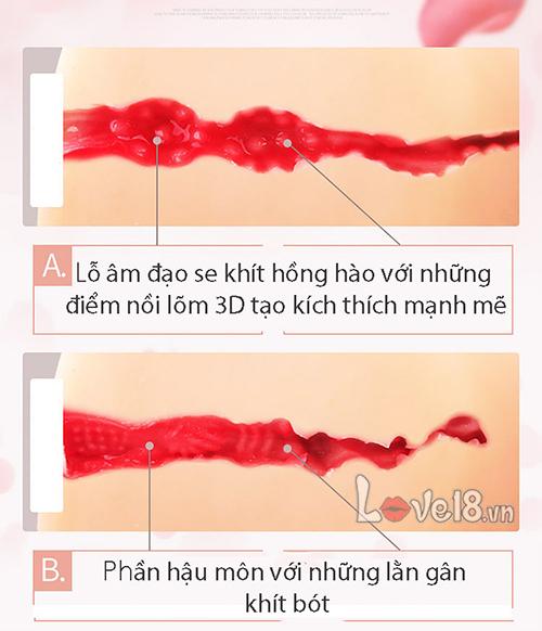 Búp bê silicon bán thân mini giải tỏa sinh lý nam giới chất lượng