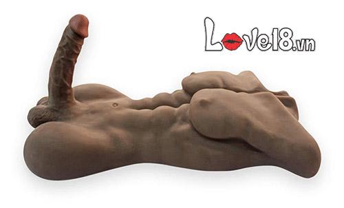 Búp bê silicon bán thân nam cơ bắp 6 múi dương vật to chuẩn