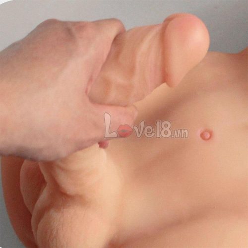 Búp bê tình dục bán thân lưỡng tính Less Ladyman TPR mềm mại