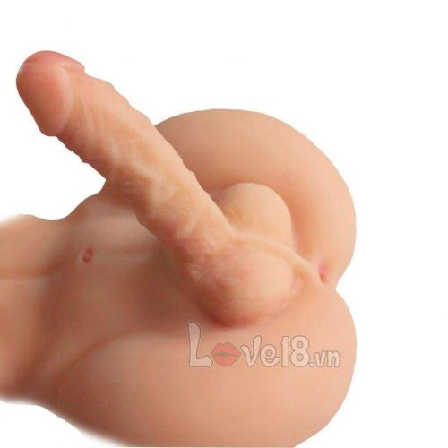Búp bê tình dục bán thân lưỡng tính Less Ladyman TPR mềm mại