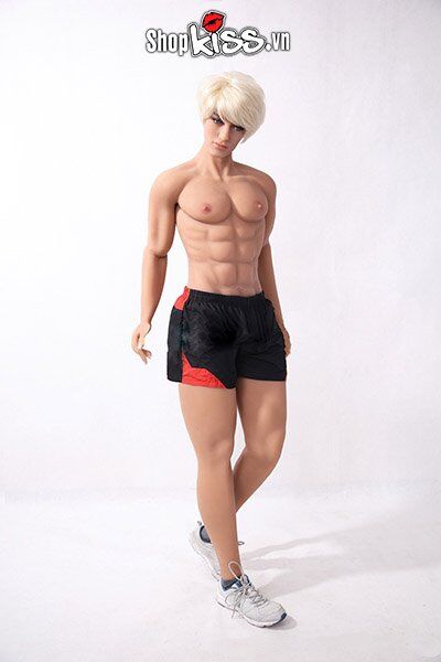 Búp bê tình dục nam Allen 8 múi tháo rời dương vật chống thấm