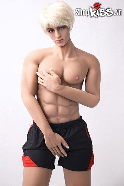 Búp bê tình dục nam Allen 8 múi tháo rời dương vật chống thấm