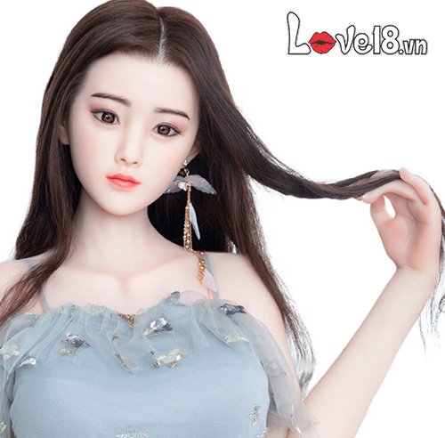 Búp bê tình dục silicone bạch kim 1m58 tóc cấy thật