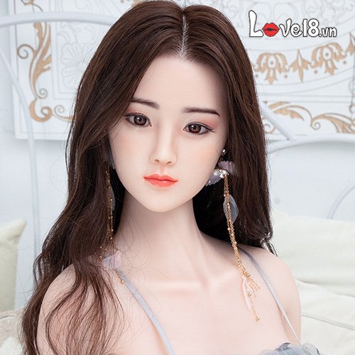Búp bê tình dục silicone bạch kim 1m58 tóc cấy thật