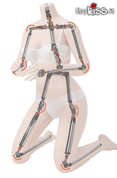 Búp bê tình dục silicone cao cấp cô giáo Akina 1m65 thân hình chuẩn