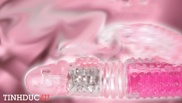 Butterfly gai mềm rung xoay thụt silicone y tế