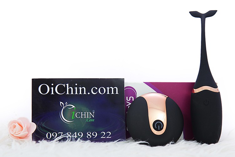 Cá heo rung 10 chế độ điều khiển từ xa silicon ABS pin sạc tiện lợi