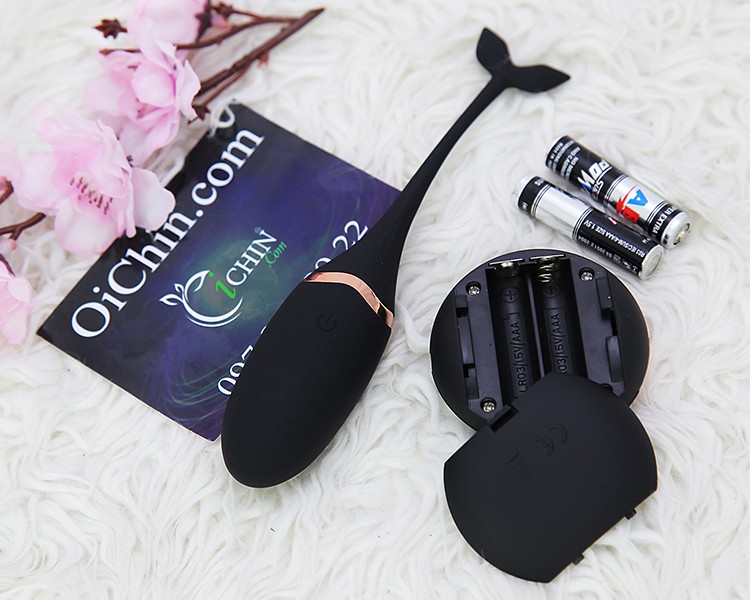 Cá heo rung 10 chế độ điều khiển từ xa silicon ABS pin sạc tiện lợi