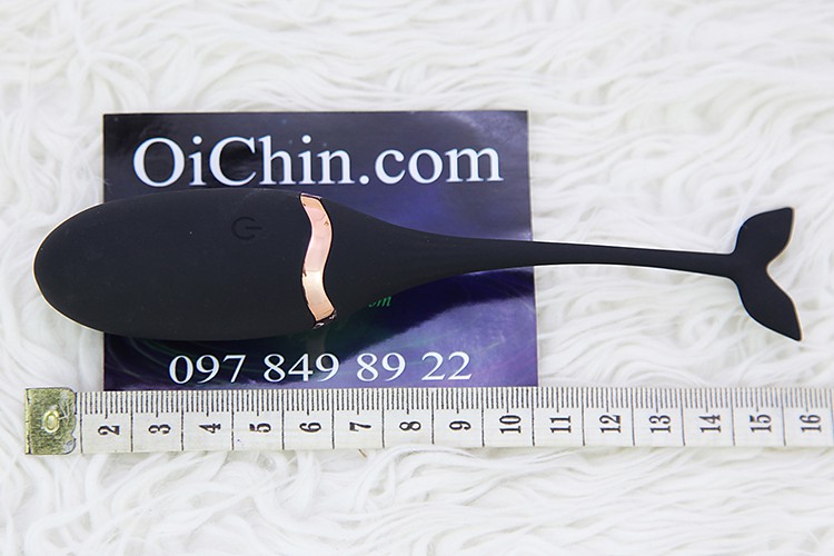 Cá heo rung 10 chế độ điều khiển từ xa silicon ABS pin sạc tiện lợi