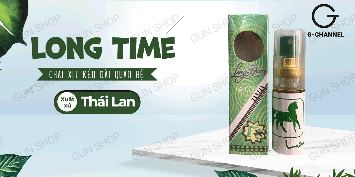 Chai xịt Longtime Thái Lan kéo dài thời gian quan hệ hiệu quả