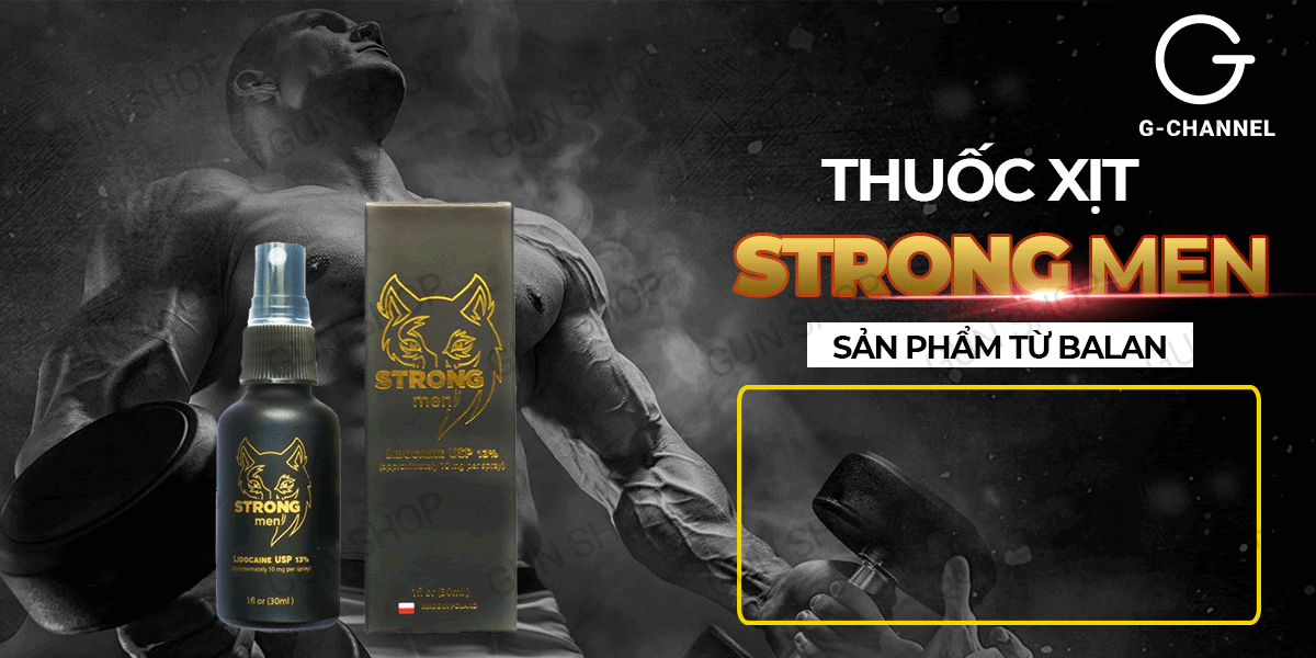 Chai xịt Balan Strong men 30ml kéo dài quan hệ tăng bản lĩnh Chai xịt Balan Strong men 30ml kéo dài quan hệ tăng bản lĩnh
