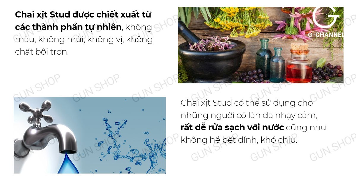 Stud 100 chai xịt chống xuất tinh kéo dài thời gian 13ml Stud 100 chai xịt chống xuất tinh kéo dài thời gian 13ml
