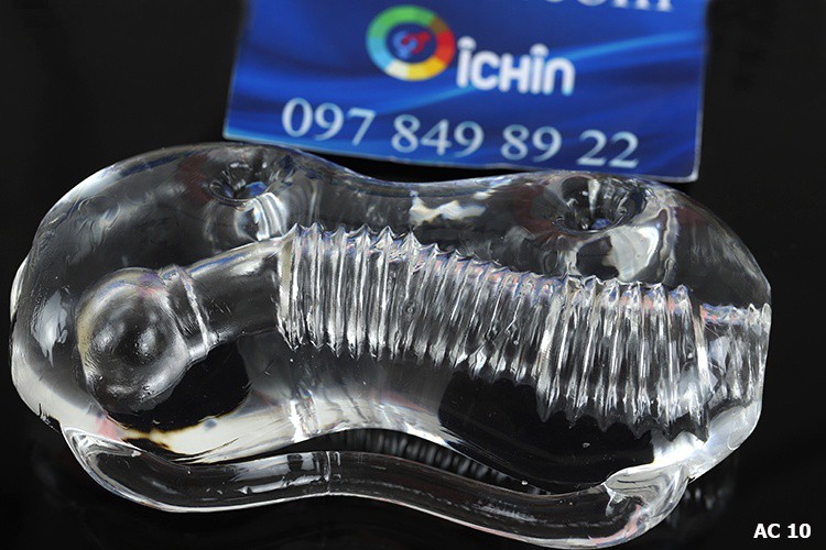 Cốc thủ dâm trong suốt silicon mềm mại cho nam tập quan hệ tiện lợi