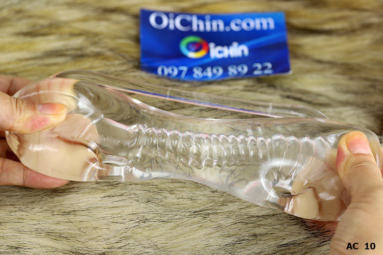 Cốc thủ dâm trong suốt silicon mềm mại cho nam tập quan hệ tiện lợi