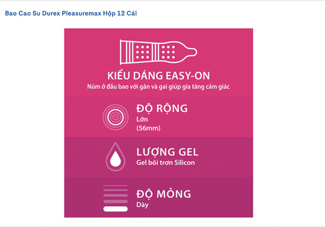 Bao cao su Durex siêu mỏng kéo dài thời gian bôi trơn cảm giác thật