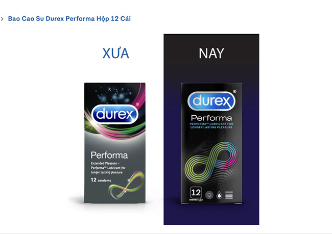 Bao cao su Durex siêu mỏng kéo dài thời gian bôi trơn cảm giác thật